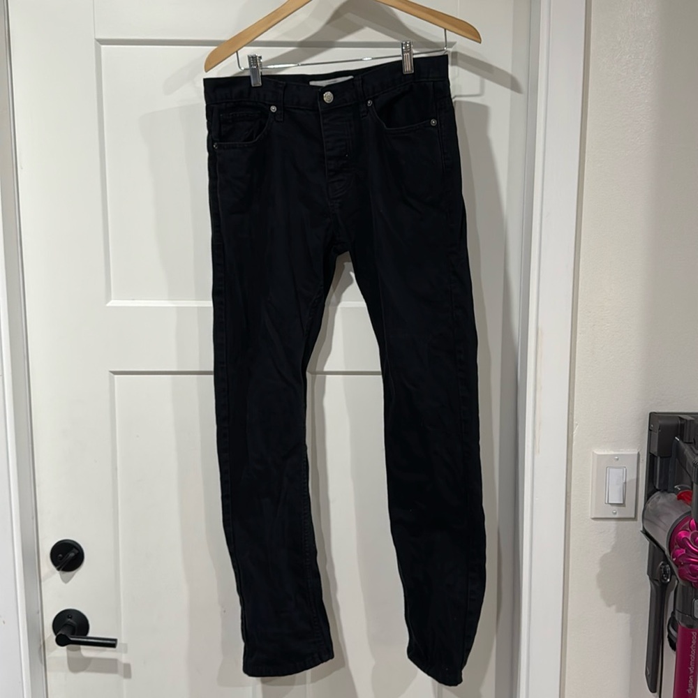 Topman black vintage slim jeans - Size 32R